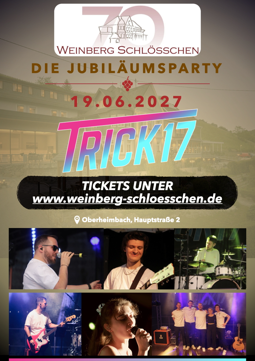 Weinberg-Schlösschen 70 Jahre Jubiläumsparty